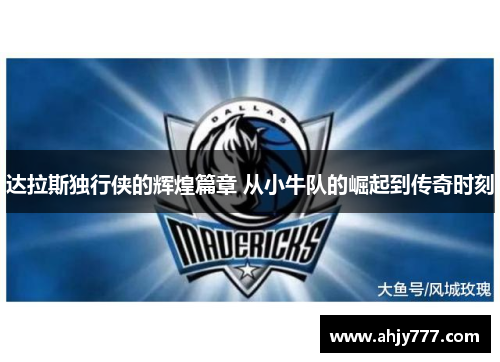 达拉斯独行侠的辉煌篇章 从小牛队的崛起到传奇时刻